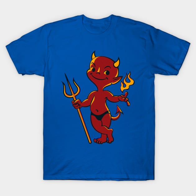 Lowbrow Impish Little Devil T-Shirt by OldSalt